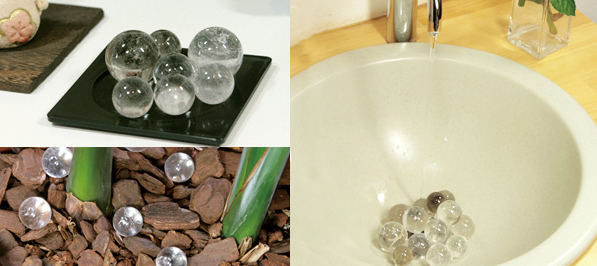 水晶丸玉セットの使用例