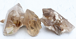 シトリン水晶クラスター、天然石ビーズのアートクリスタル