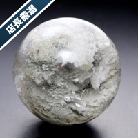 【スーパーSALE】【店長厳選】ホワイトガーデンクォーツ丸玉-015