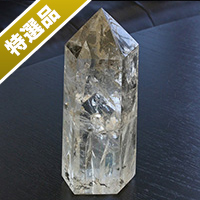 【スーパーSALE】【特選品】ナチュラルシトリンポイント（レインボー入り）-094