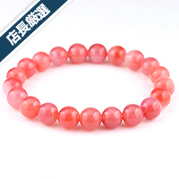 【スーパーSALE】【店長厳選】オレンジカルセドニー9〜9.5mmブレスレット-006