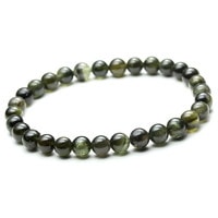 【半額SALE】グリーングラデーショントルマリン(2A+)ブレス 6.5mm-012