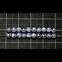 【ゆうパケット対応可】ブルーレースアゲートAA4mm(1.0〜0.8mm穴)