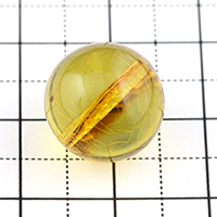 グリーンアンバーAAAA12.5mm（1.0mm穴）