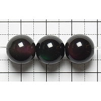 【ゆうパケット対応可】レインボーオブシディアンAAA11.5〜12mm（1.0mm穴）