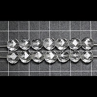 【ゆうパケット対応可】水晶スターカット6mm(1.0mm穴)