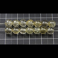 【ゆうパケット対応可】ルチルクォーツAA’（クリア）5〜6mm（1.0mm穴）