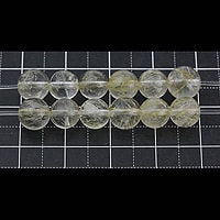 【ゆうパケット対応可】ルチルクォーツAA’（クリア）6mm（1.0mm穴）