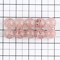 【ゆうパケット対応可】アフリカンストロベリークォーツ8mm（1.0mm穴）