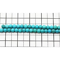 【ゆうパケット対応可】ターコイズAA3mm(0.5mm穴)