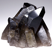 アーカンソー産黒水晶クラスター-068