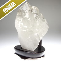 【スーパーSALE】【特選品】ブラジル産カテドラル水晶SA（台座付）-002