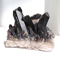 コンゴ産黒水晶クラスター-003