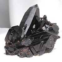 コンゴ産黒水晶クラスター-004