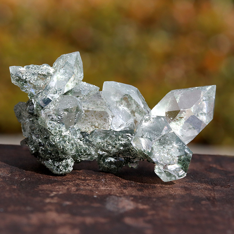 インド・マニハール産水晶クラスター-073水晶クラスター、天然石ビーズ