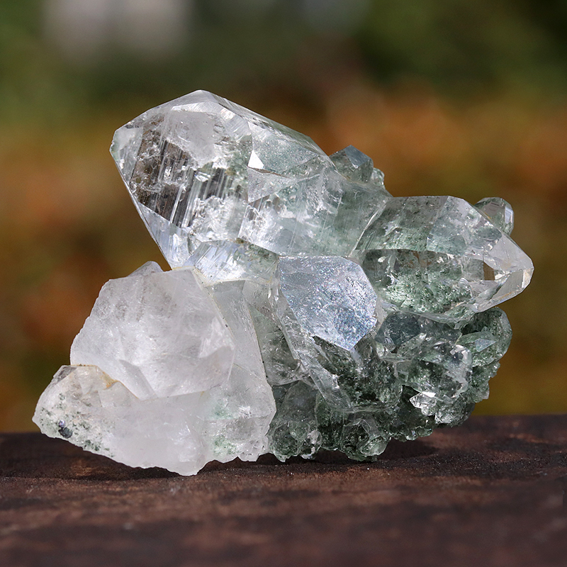 インド・マニハール産水晶クラスター-074水晶クラスター、天然石ビーズ 