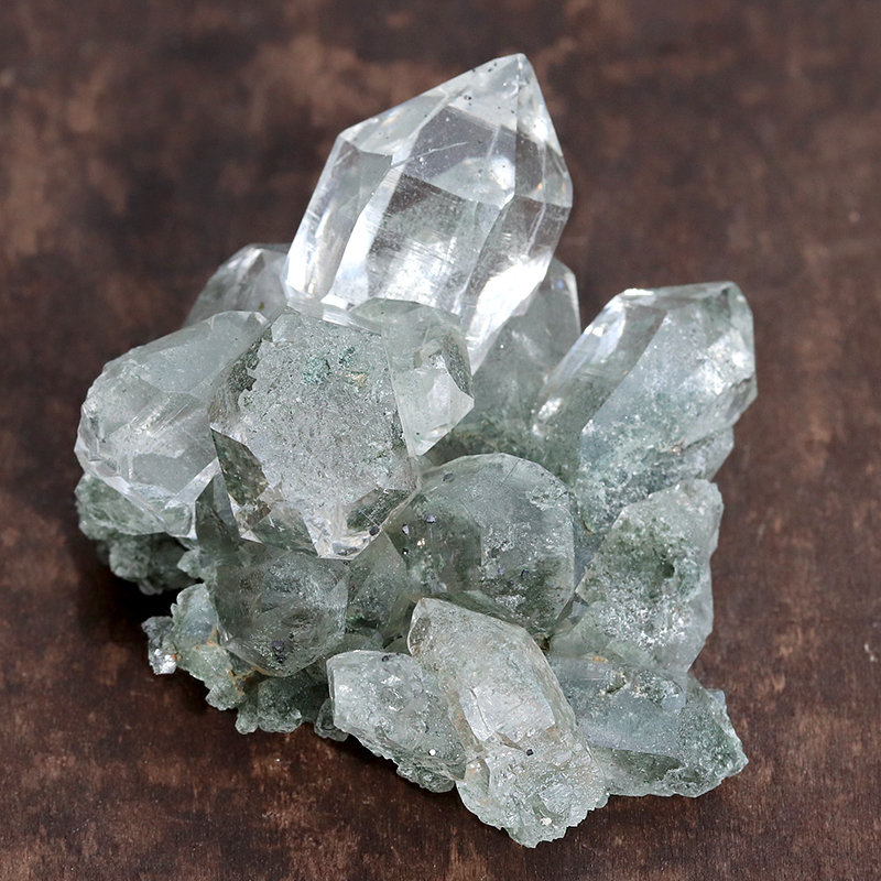 インド・マニハール産水晶クラスター-076水晶クラスター、天然石ビーズ