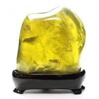 【いい石の日】【博物館級特選】メタモルフォーゼス磨き(台座付き)-001(UI-56)