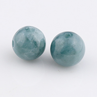 【天然石アウトレットビーズ】糸魚川ブルー翡翠7mm（2個セット）(1.0mm穴））-537