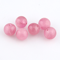 " .【天然石アウトレットビーズ】ブラジル産ピンクトルマリン7〜7.5mm（6個セット）（1.0mm穴）-545. "