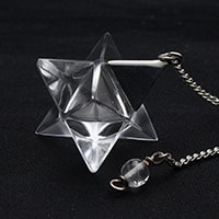 【スーパーSALE】水晶マカバペンデュラム-026