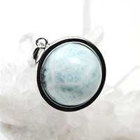 " .【半額SALE】ラリマーペンダント-085. "