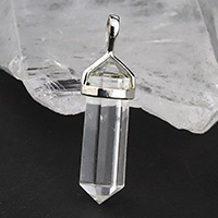【スーパーSALE】水晶ポイントペンダント-076
