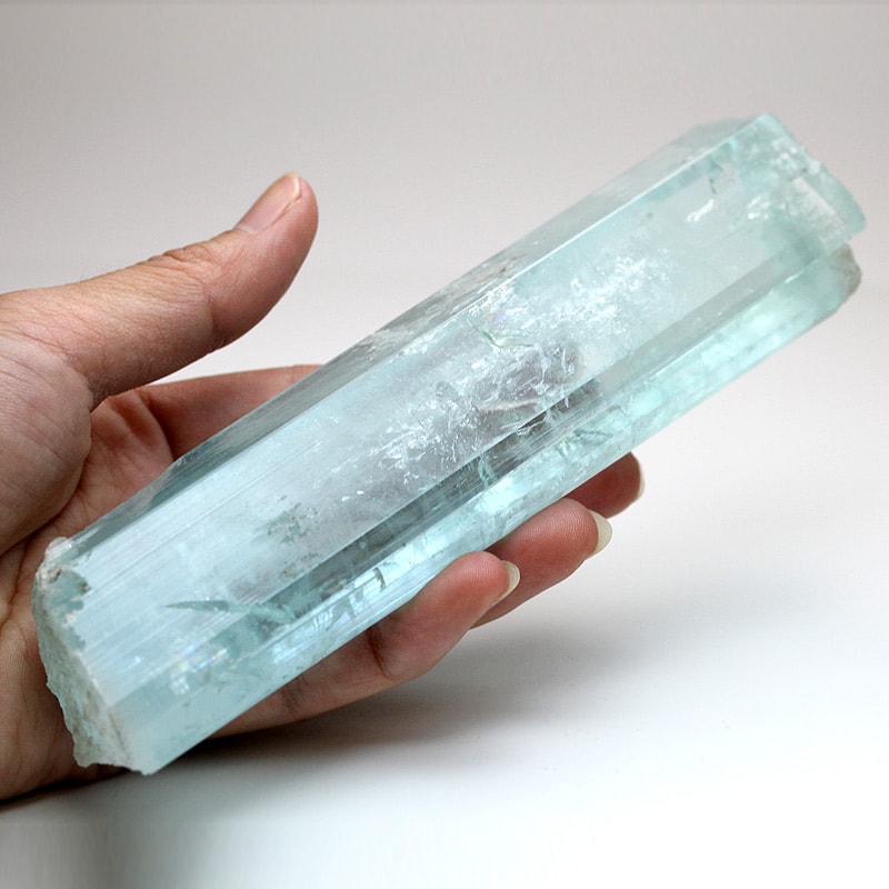 博物館級特選】アクアマリン原石-027（UI-27）水晶クラスター、天然石 