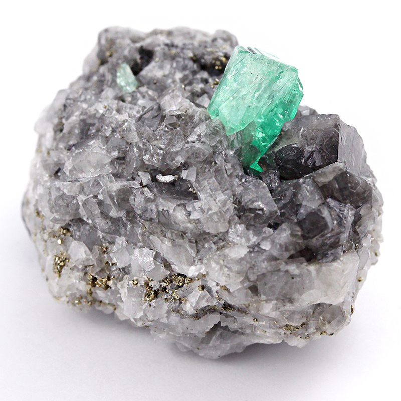 特選品】コロンビア産エメラルド原石（母岩付き）-020（UI-88）水晶 