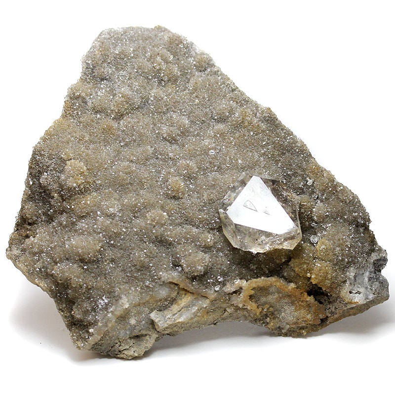 特選品】ハーキマーダイヤモンド原石（レコードキーパー）-089（UI-34）水晶クラスター、天然石ビーズのアートクリスタル