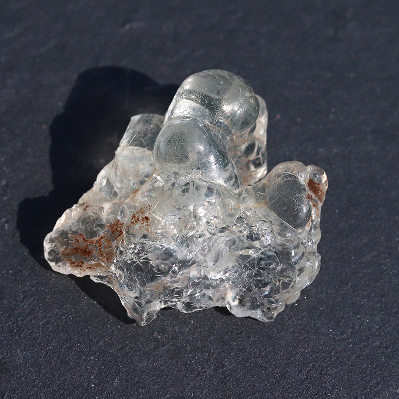 蛍光鉱物！メキシコ産ハイアライトオパール原石-001水晶クラスター 
