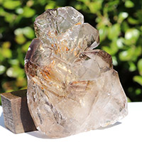 【いい石の日】稀少タンザニアマスタークリスタル!タンザニア産モンドクォーツ(スモーキーエレスチャル)-045