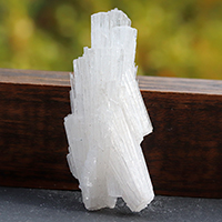 【スーパーSALE】美しい繊維状結晶！インド産スコレサイト原石-012