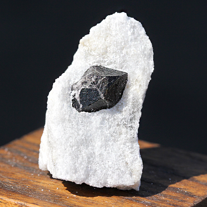 レアな両剣結晶！イタリア産モリオン原石（大理石母岩）-069水晶クラスター、天然石ビーズのアートクリスタル