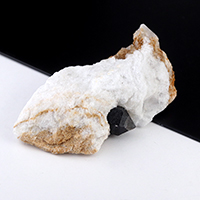 【スーパーSALE】超稀少！閉山両剣結晶！イタリア産モリオン原石（大理石母岩）-174
