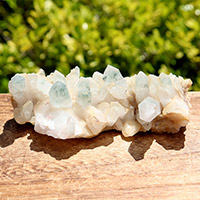 " .【半額セール】ヒマラヤ産水晶クラスター(ファントム入り)AAA-123. "