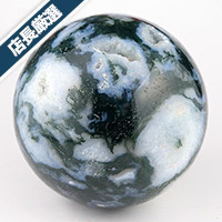 【店長厳選】ブラジル産ドルジーモスアゲート（苔瑪瑙）丸玉-001