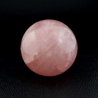 " .ローズクォーツ丸玉-061. "