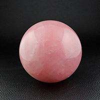 " .ローズクォーツ丸玉-062. "