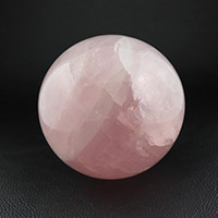 " .ローズクォーツ丸玉-063. "