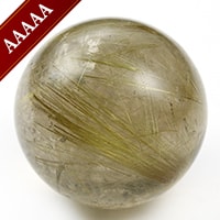 【スーパーSALE】ルチルクォーツAAAAA丸玉-099