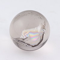 【スーパーSALE】レインボースモーキークォーツ(アイリスクォーツ）丸玉-023
